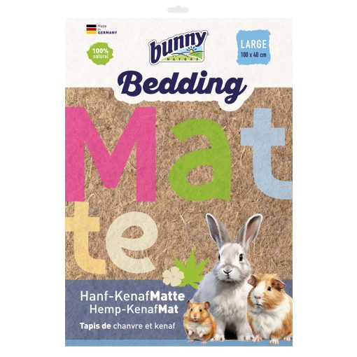 bunnyNature Hemp-Kenaf-Mat - Fordítható kender-kenaf szőnyeg - NAGY