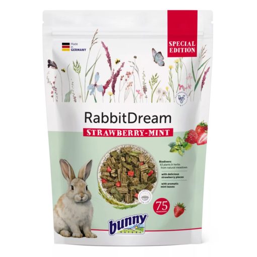 bunnyNature RabbitDream SpecialEdition STRAWBERRY-MINT 1,5kg - Eper-menta