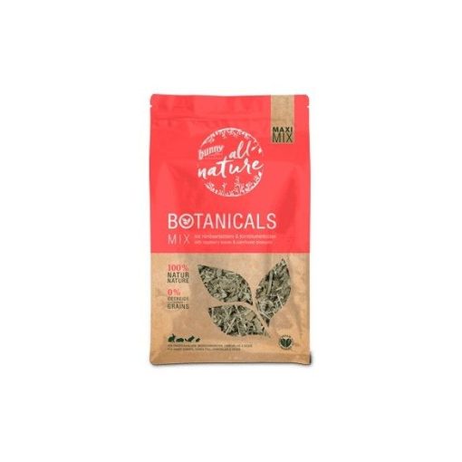 bunnyNature »all nature« BOTANICALS Mix with raspberry leaves & cornflower blossoms 400g