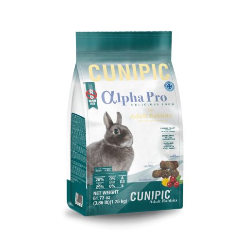 CUNIPIC Alpha Pro Rabbit Adult - Teljes értékű nyúltáp 1,75 kg