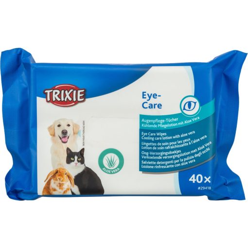 Trixie Eye Care Wipes -  Szemkörnyékápoló törlőkendő 40 darabos