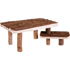   Trixie 62262 Natural Living Shelter and Platform with Steps - Mászóka  37 × 17 × 28 cm