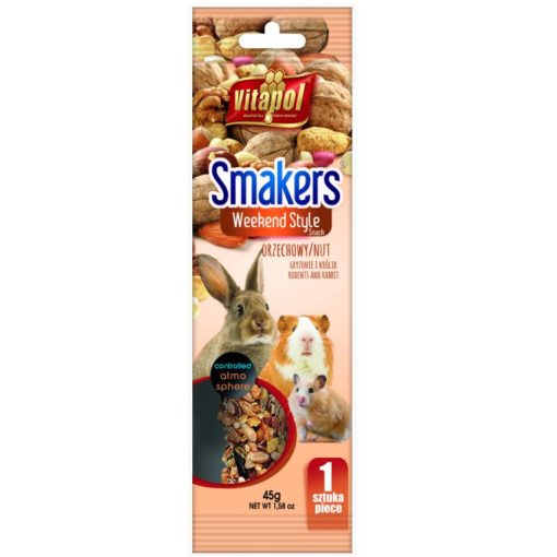 Vitapol Smakers Weekend Style Snack rúd - Mogyorós 45 g